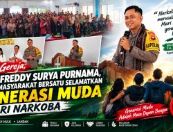 Dari Gereja, Kapolsek Mempawah Hulu Iptu Freddy Surya Purnama, S.H., M.H., Ajak Masyarakat Bersatu Selamatkan Generasi Muda dari Narkoba