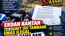 Erdan Bantah Terseret Isu Tambang Emas Ilegal, Minta Nama Baik Dipulihkan!