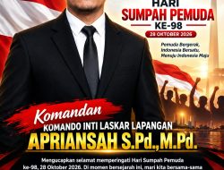 Hari Sumpah Pemuda ke-98, Apriansah Tekankan Pentingnya Persatuan dan Kesatuan Bangsa